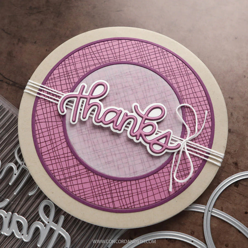 Concord & 9th - Wood Lines Background Stamp by Kristina Werner