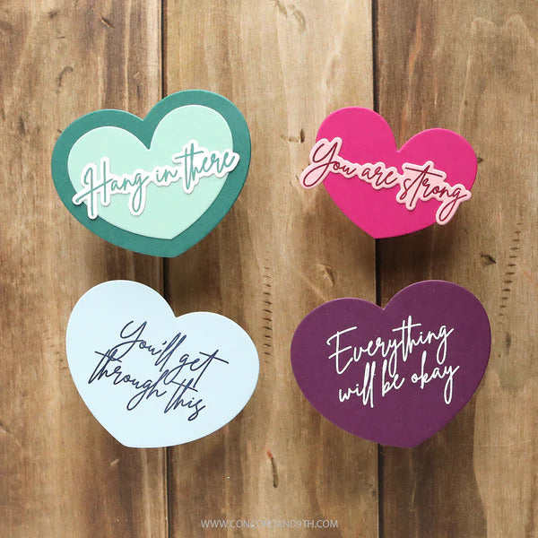 Concord & 9th - Simple Nested Hearts Die Set by Kristina Werner