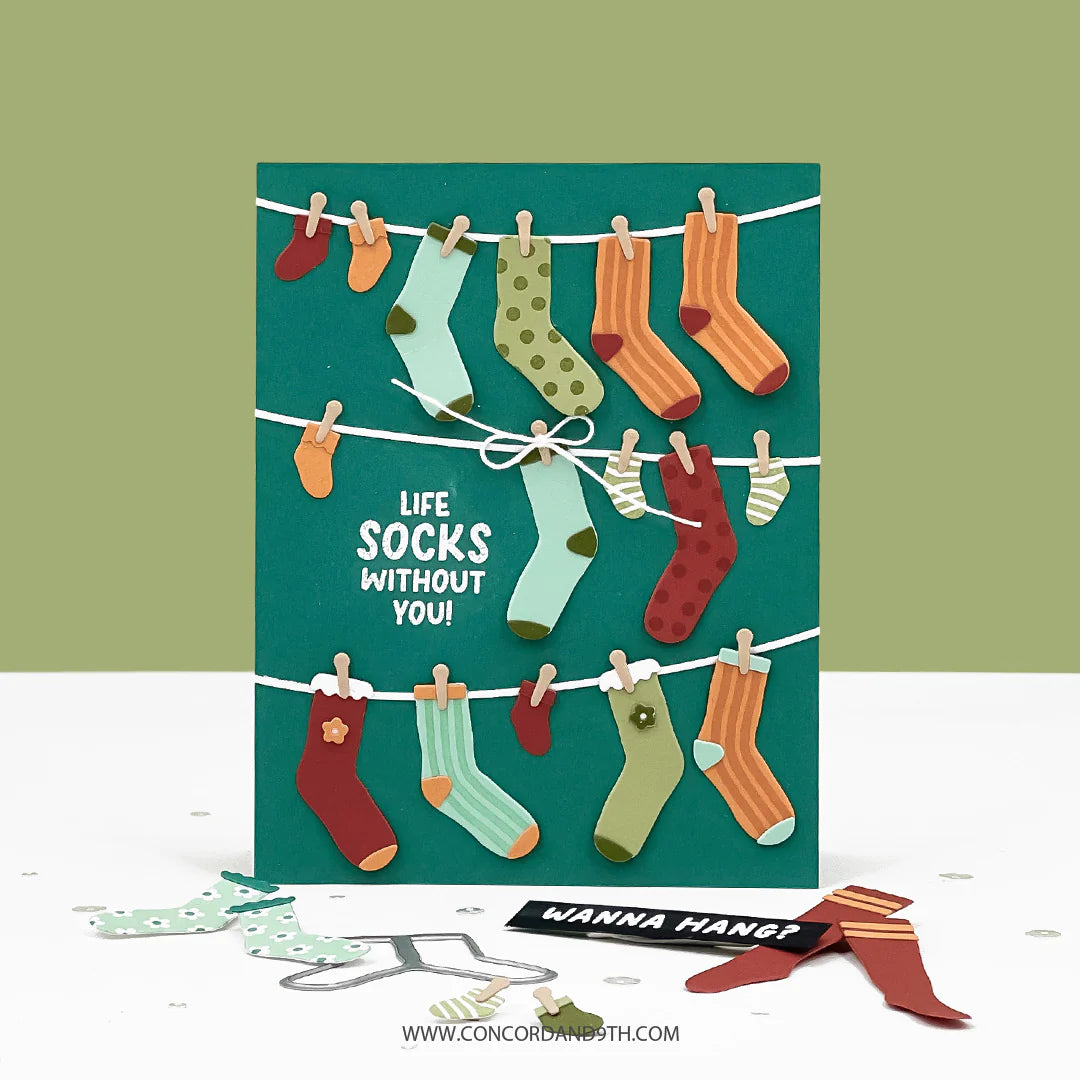 Concord & 9th - Cozy Toes Stamp & Die Bundle