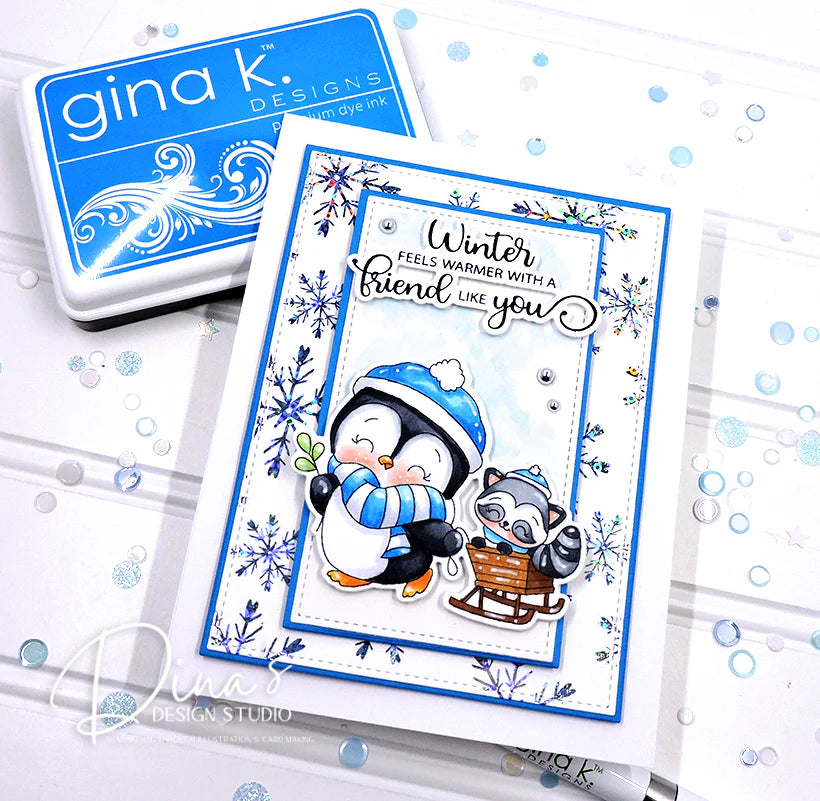 Gina K. - Furry Flurries Stamp & Die Bundle