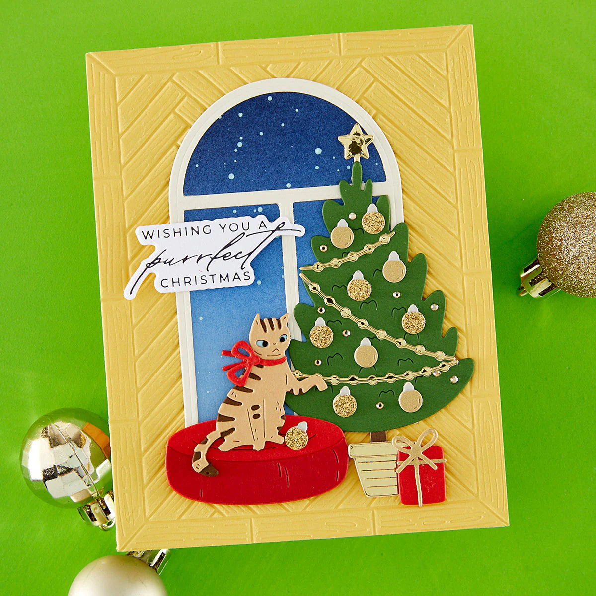 Spellbinders - Christmas Cats Accessories Die Set