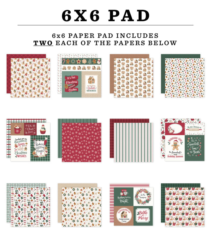 Echo Park - Baking Christmas Cheer - 6x6 Paper Pad