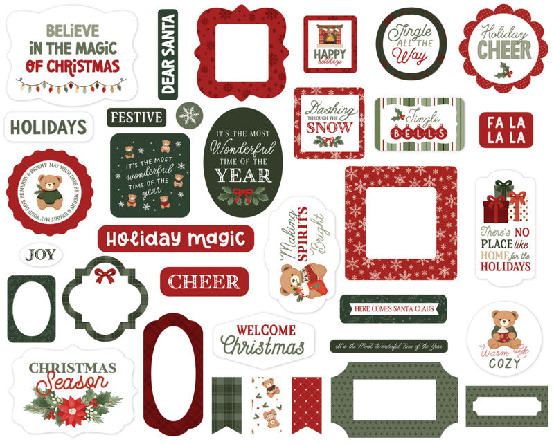 Carta Bella - Have a Beary Christmas - Ephemera