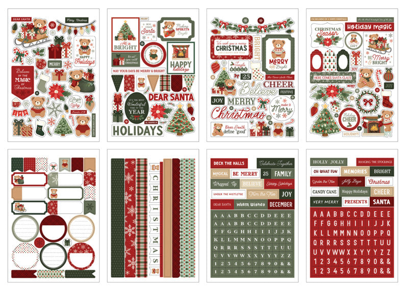 Carta Bella - Have a Beary Christmas - Sticker Book