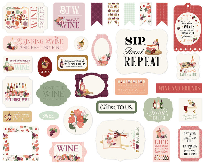 Carta Bella - Wine - Ephemera Pack