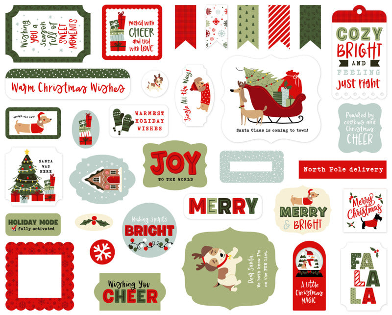 Echo Park - Here Comes Santa Paws - Ephemera