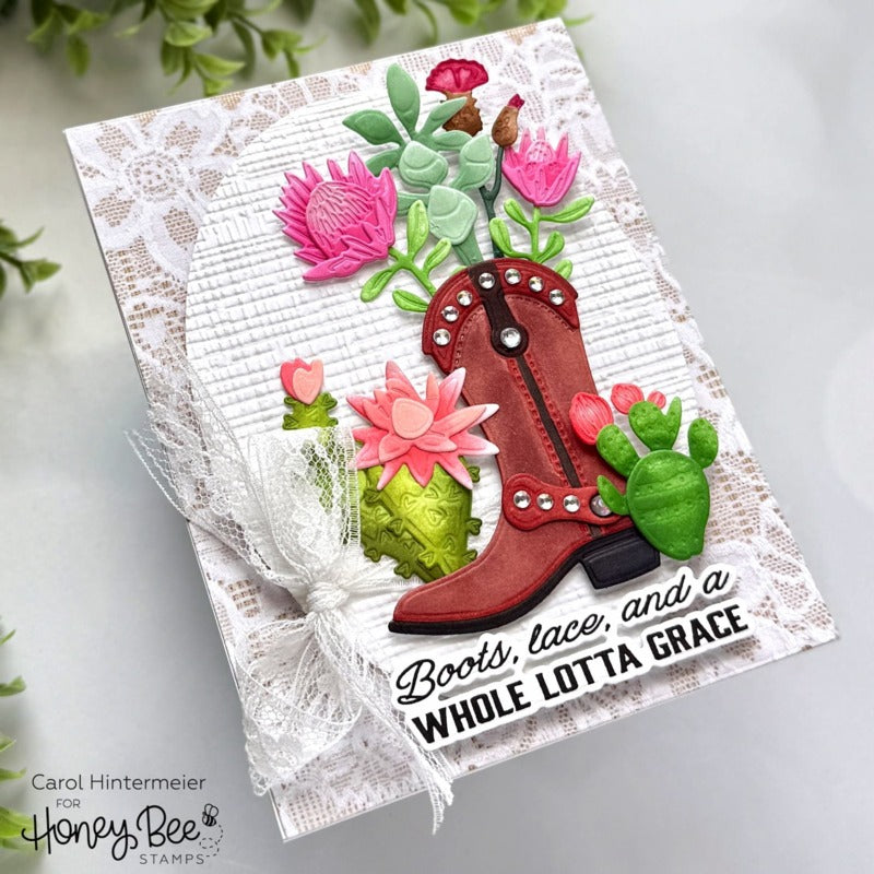 Honey Bee - Lovely Layers: Mini Desert Blooms Die Set