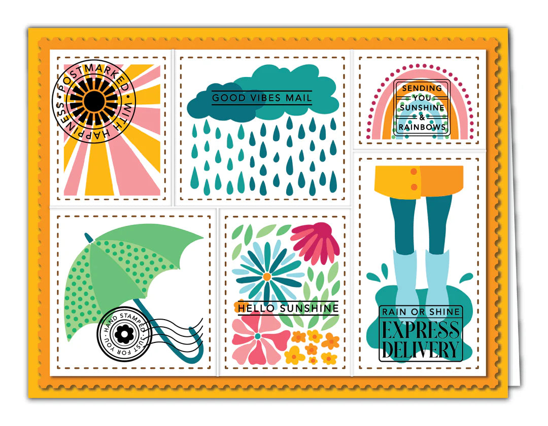LDRS - Postage Collage - Here Comes the Sun Stamp Set