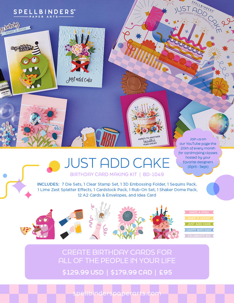 Spellbinders - Just Add Cake Cardmaking Kit