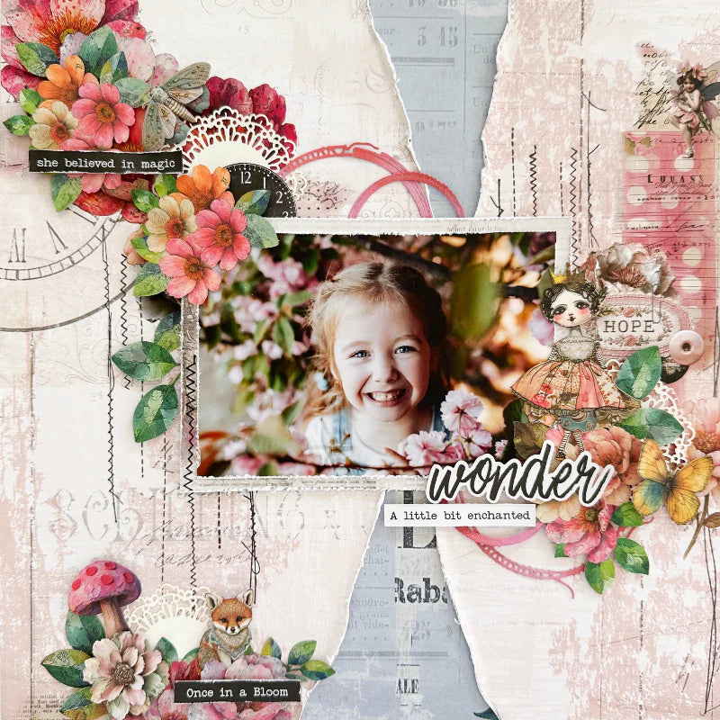 Uniquely Creative - Ripped & Stitched Stamp Set