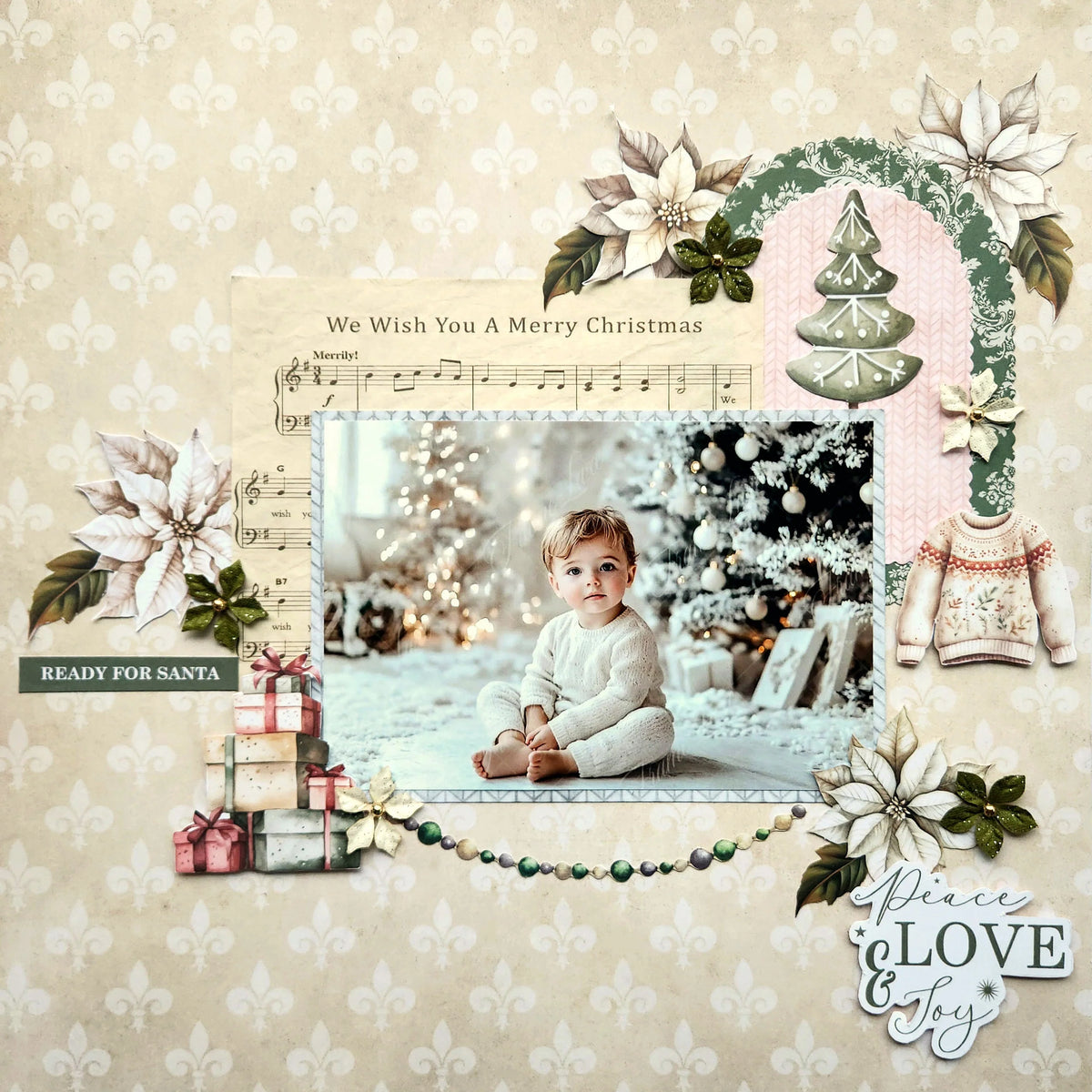 Uniquely Creative - A4 Creative Paper - Festive Music