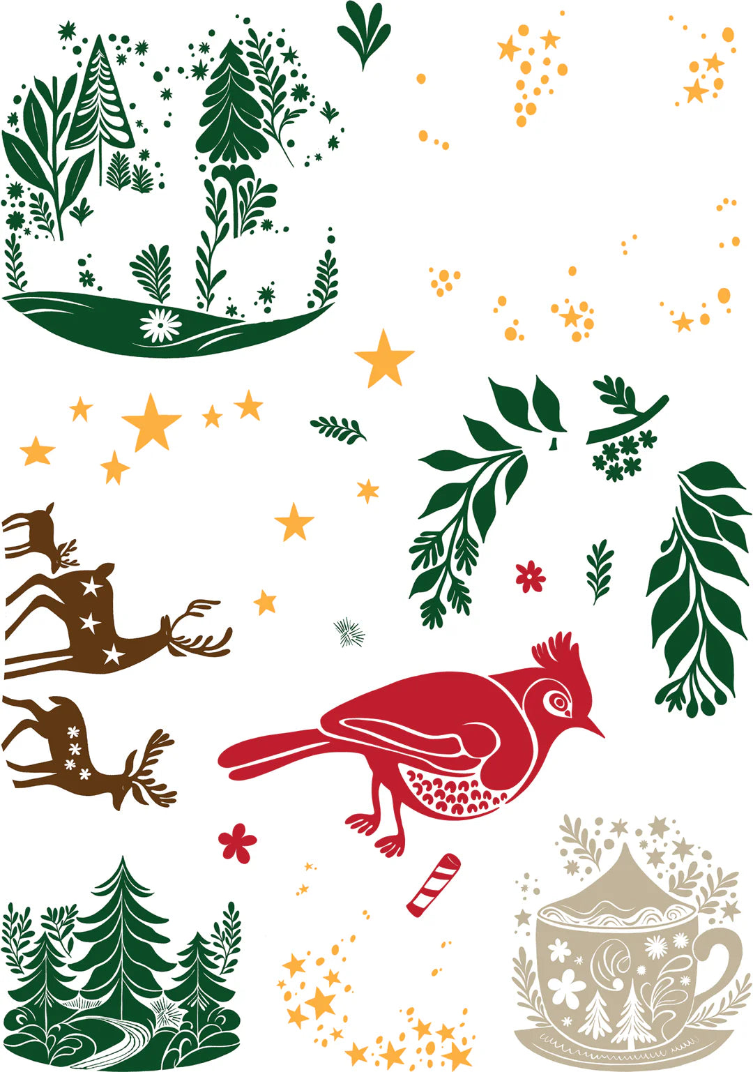LDRS - Cozy Days Inlay Stamp Set