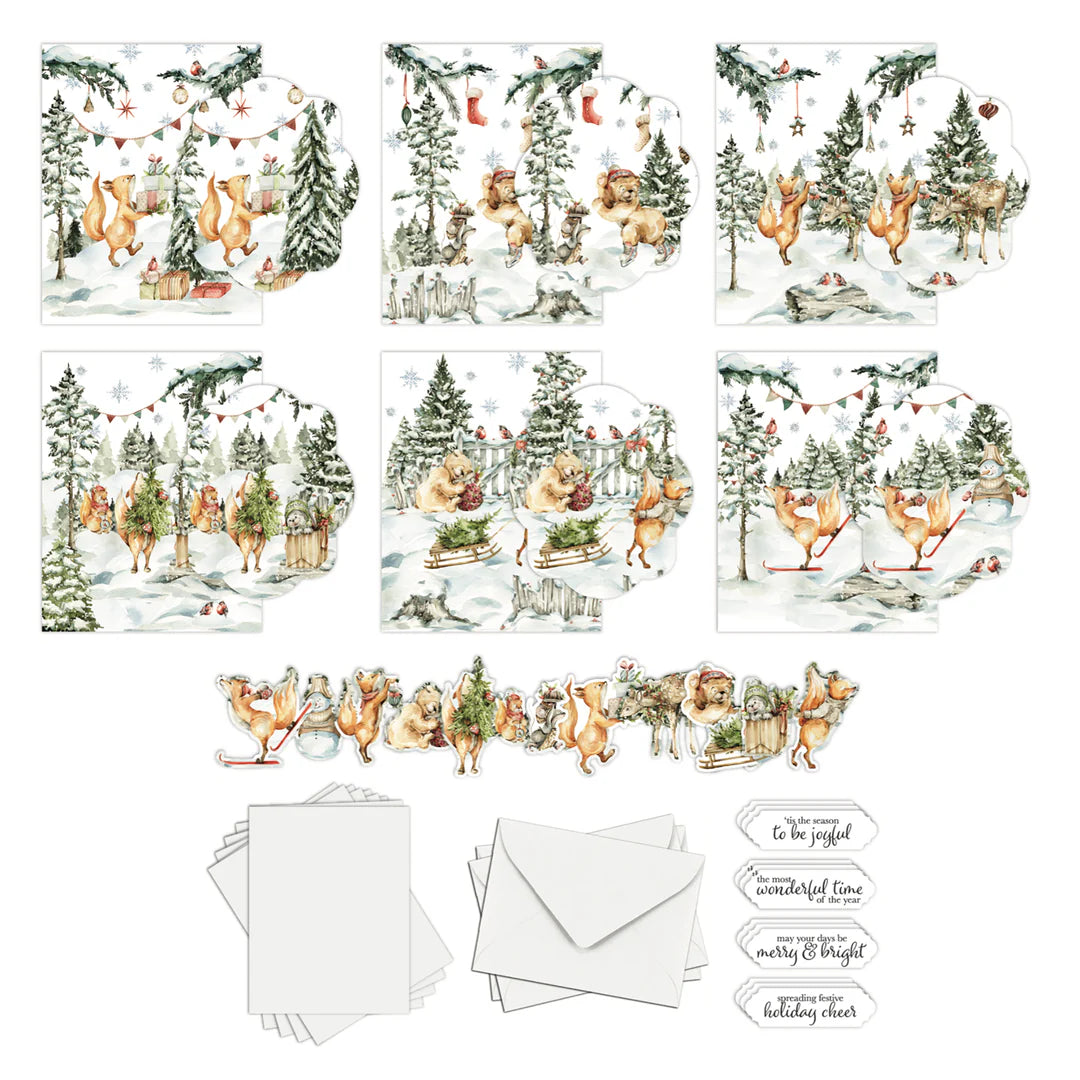 LDRS - Woodland Christmas Cardmaking Kit
