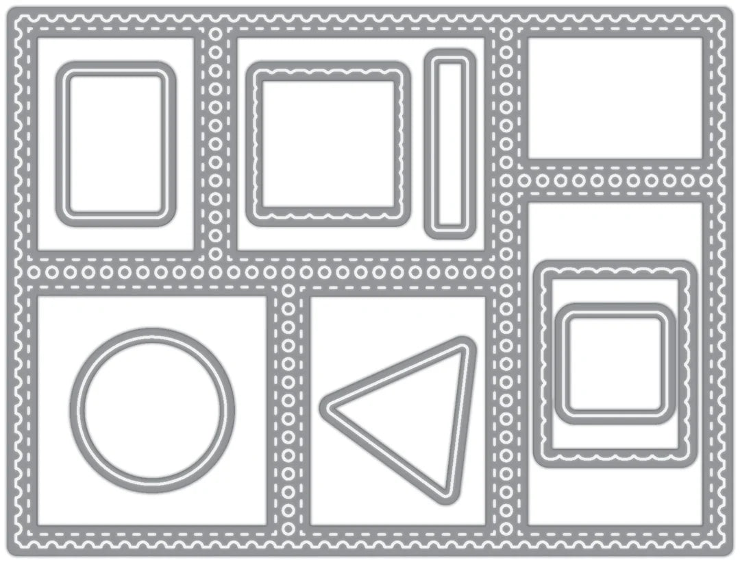 LDRS - Postage Collage Die Set