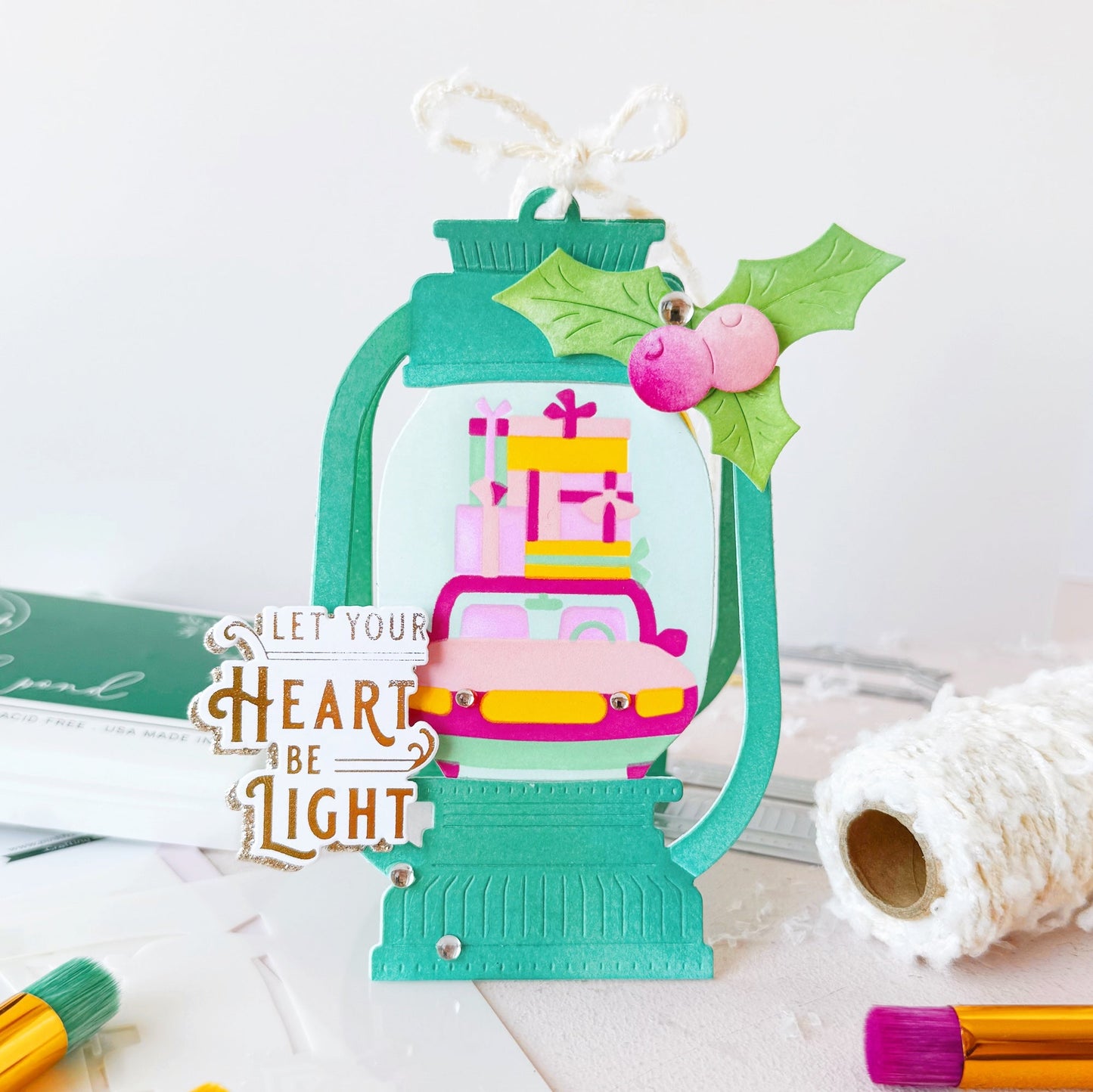 Pinkfresh - Lantern Landscapes Die & Stencil Bundle