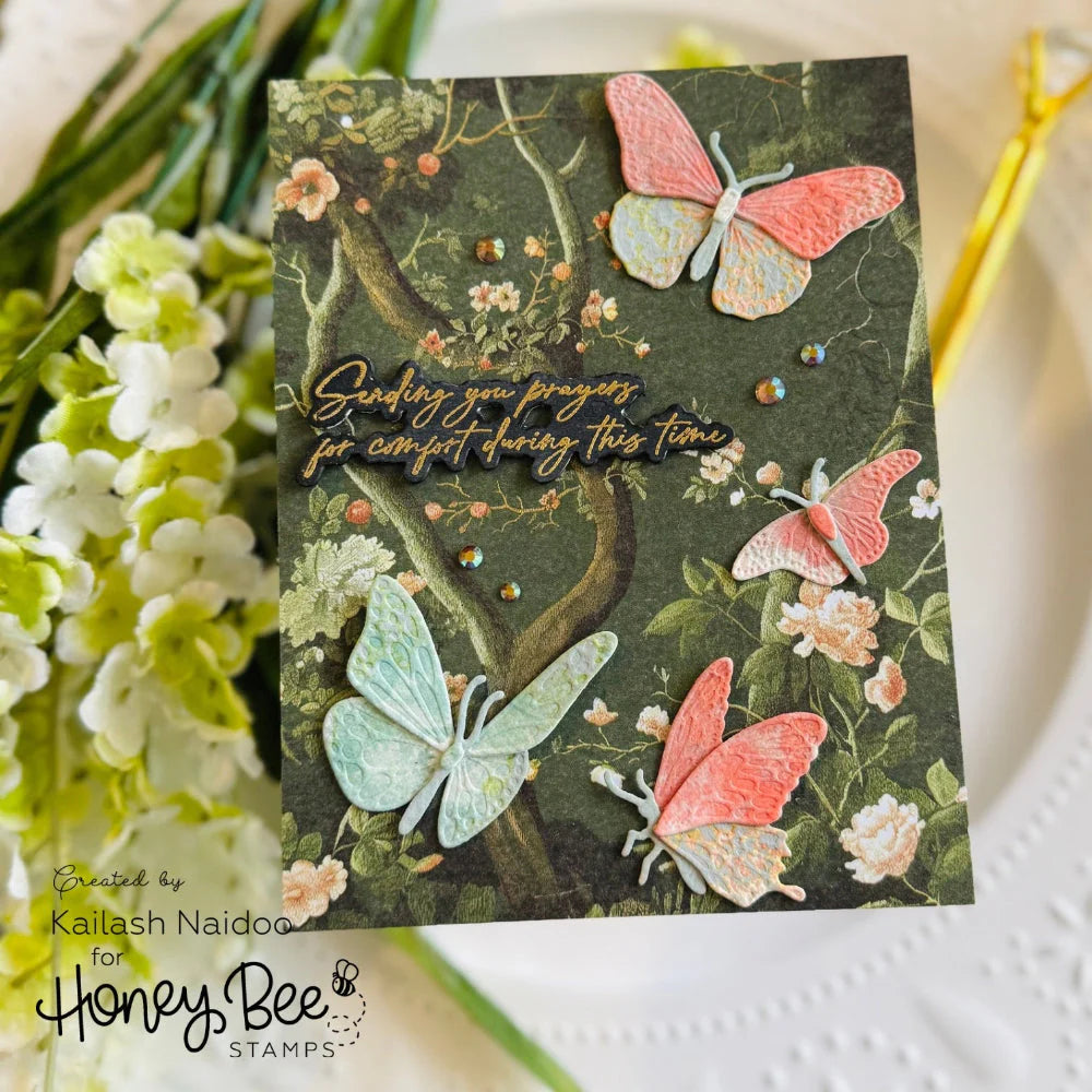 Honey Bee - Lovely Layers: Butterflies Die Set