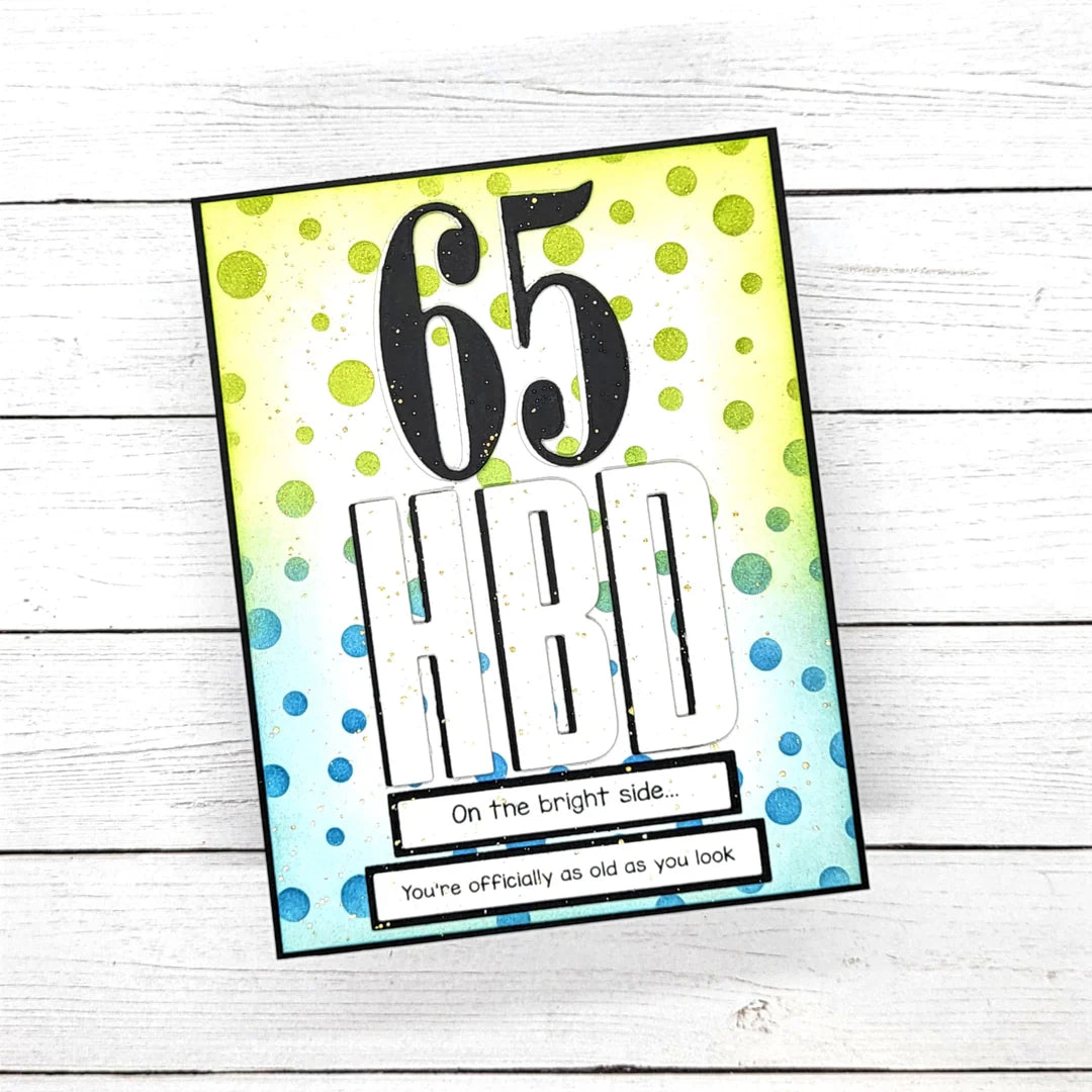 LDRS - Snarky Birthday Stack Stamp Set