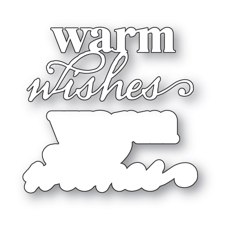 Memory Box - Warm Wishes Stylish Script Die Set