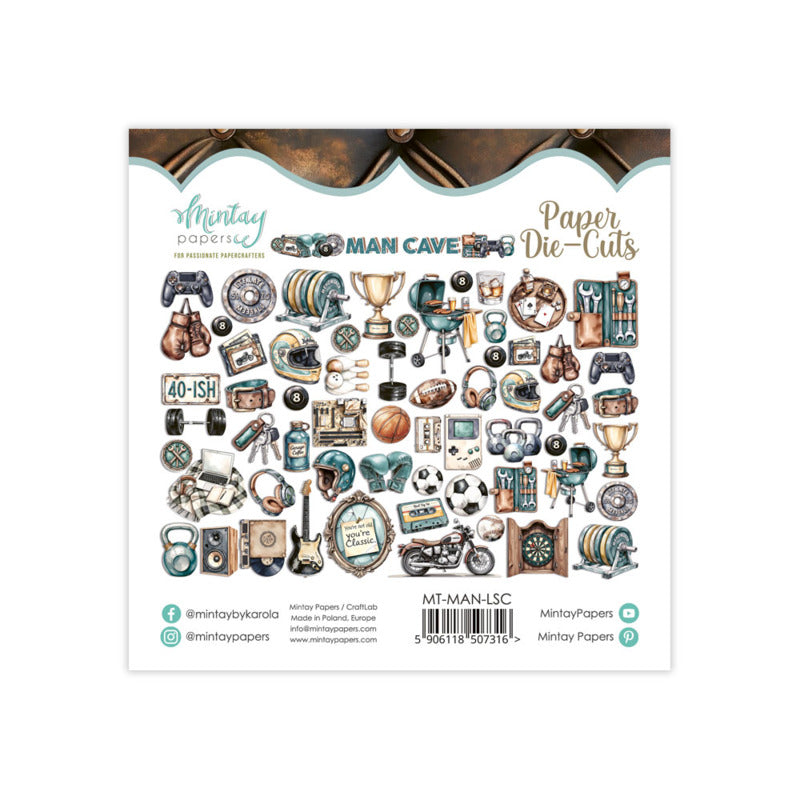 Mintay - Man Cave - Paper Die-Cuts