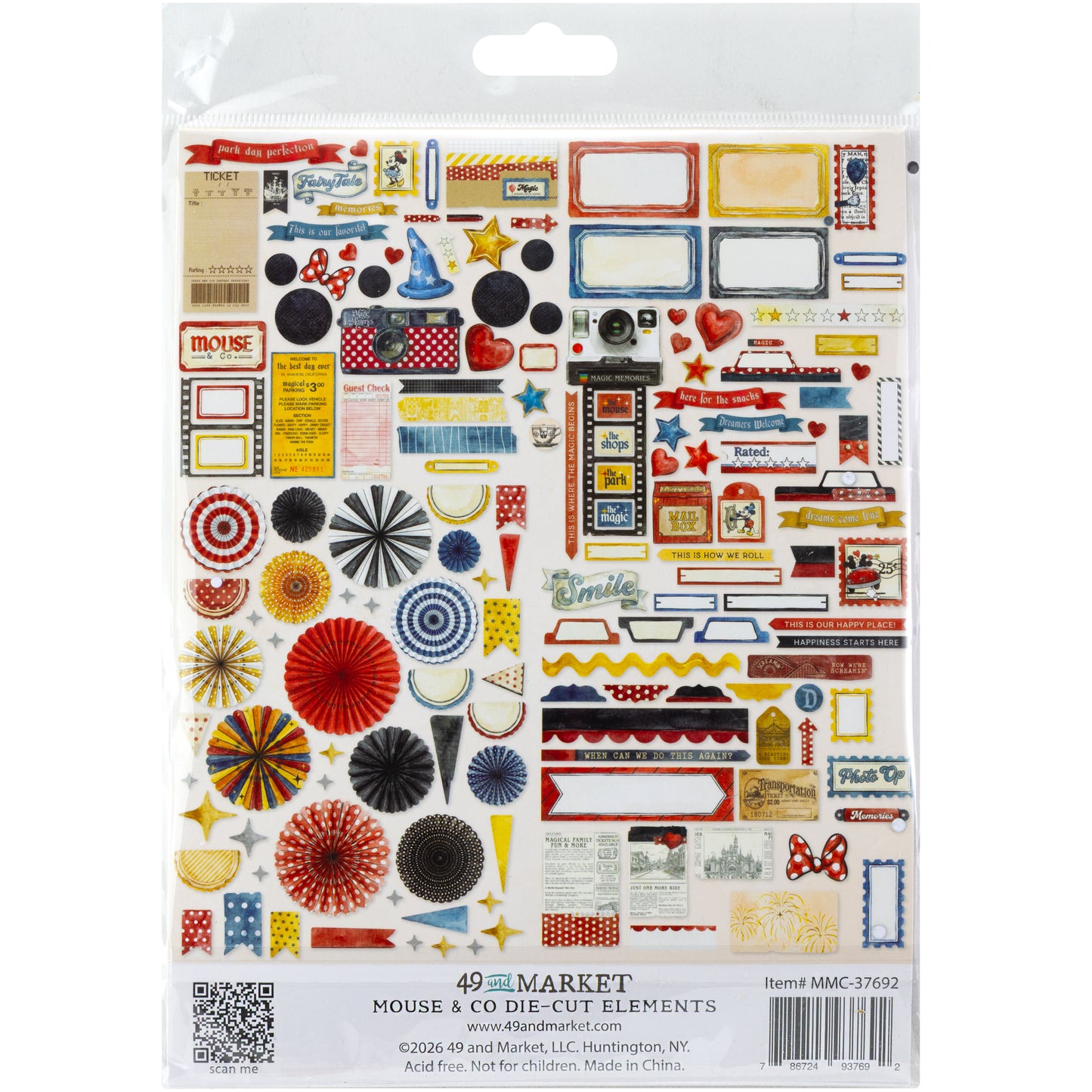 49 & Market - Mouse & Co. - Die-Cut Elements