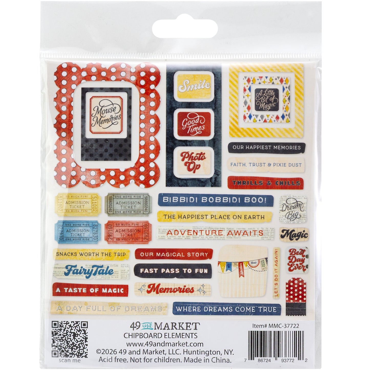 49 & Market - Mouse & Co. - Chipboard Pack