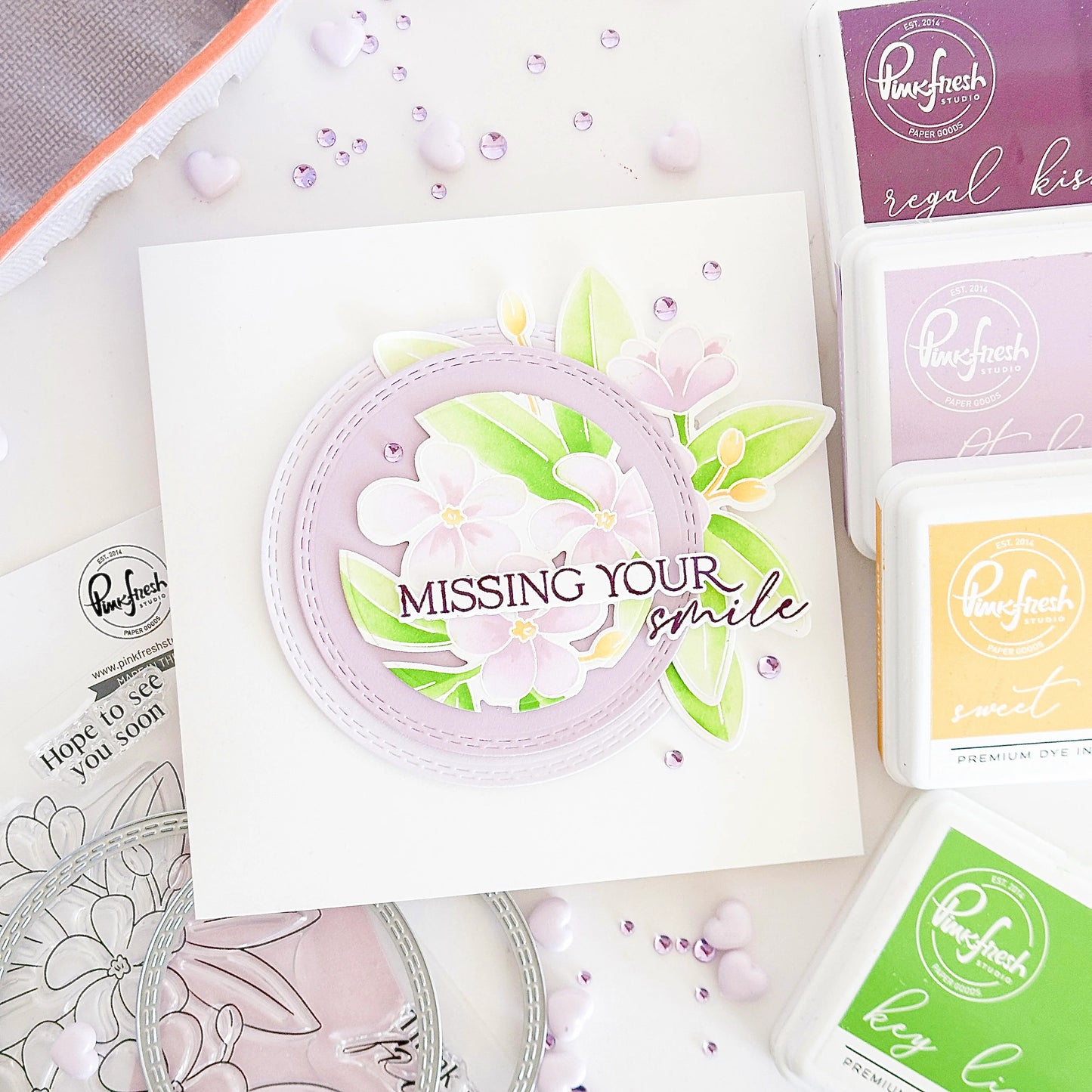 Pinkfresh - Essentials: Double Stitched Circle Die Set