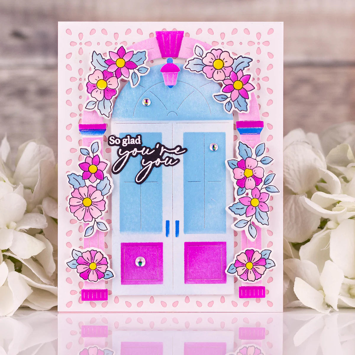Pinkfresh - Arched Elegance Stencil & Die Bundle