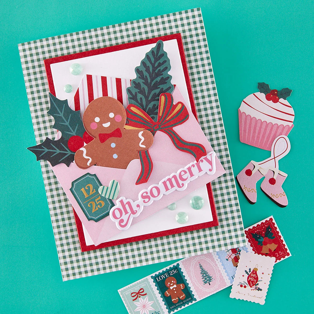 Spellbinders - Dear Santa - Puffy Stickers