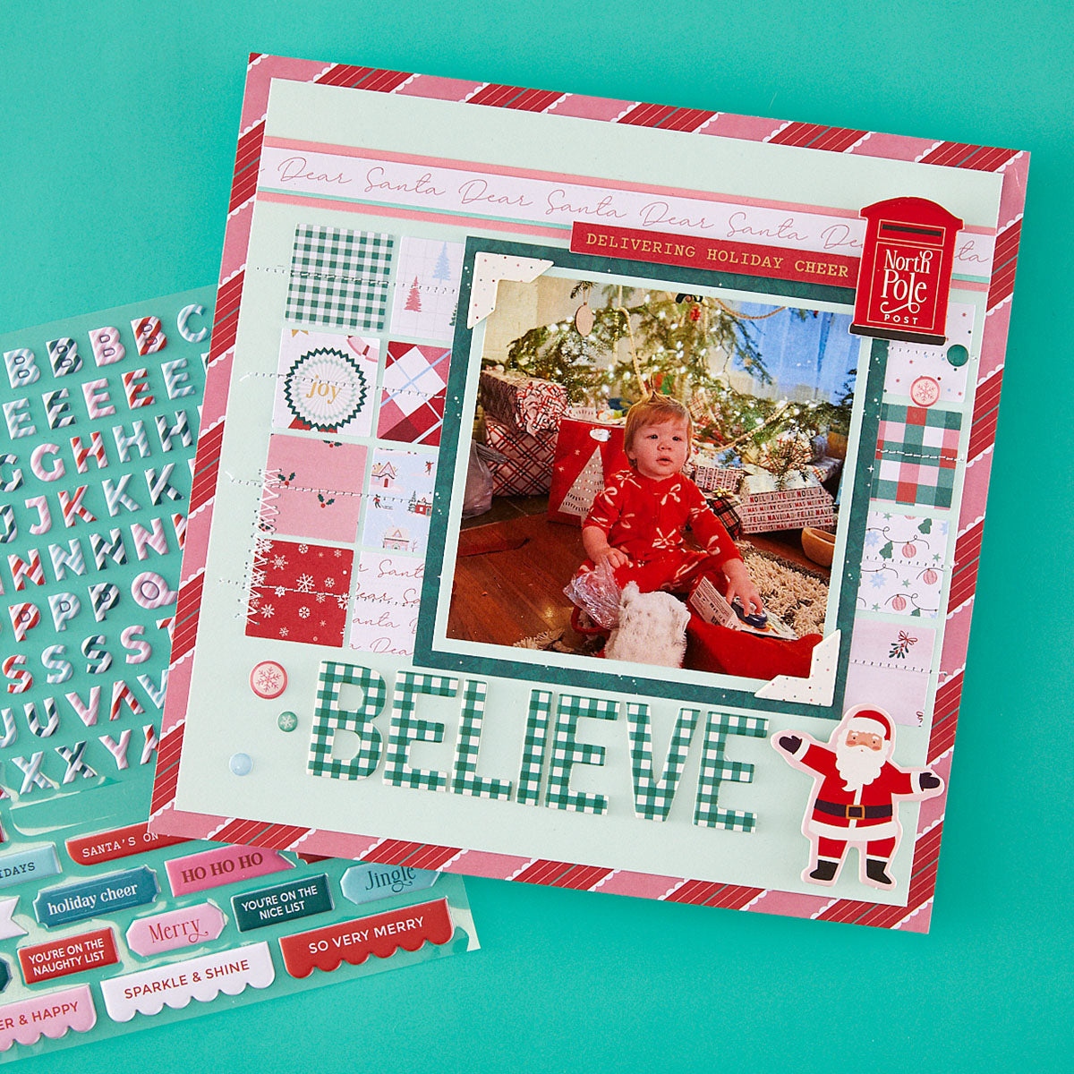 Spellbinders - Dear Santa - 12x12 Paper Pack