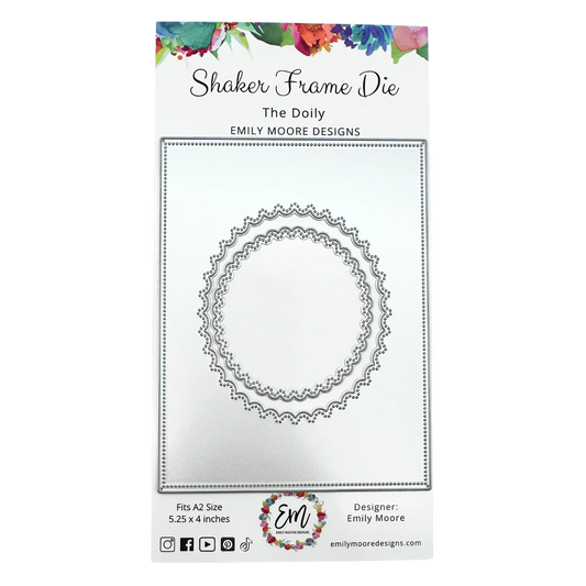 Emily Moore Designs - Shaker Frame Die - The Doily Die Set