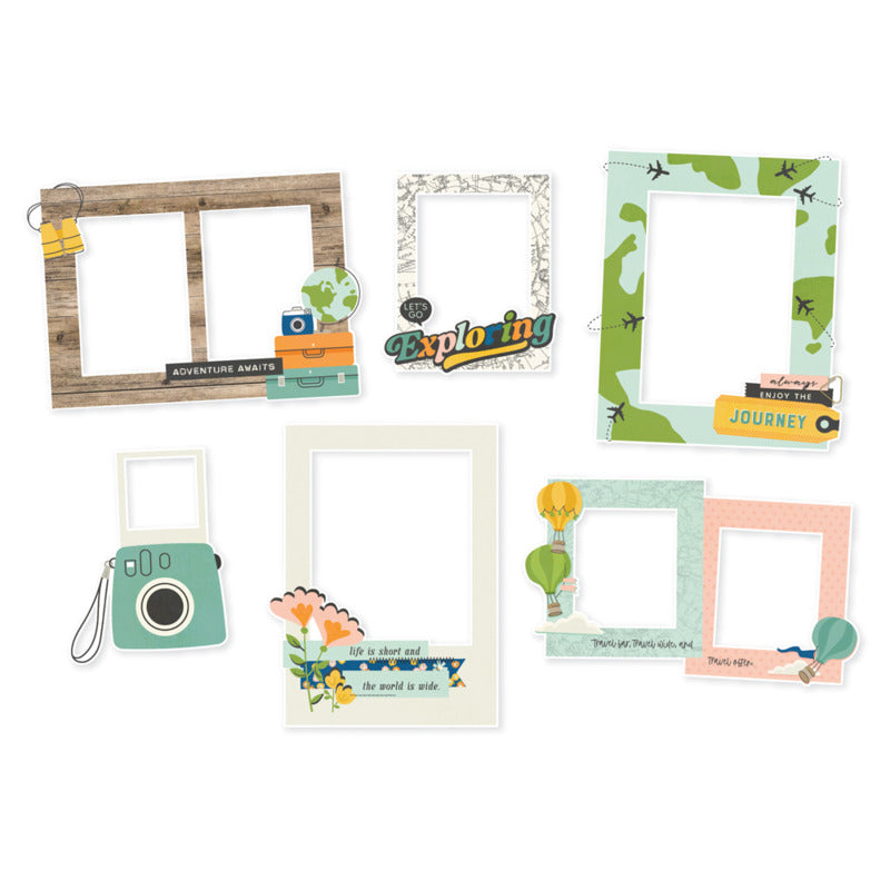 Simple Stories - Happy Travels - Chipboard Frames