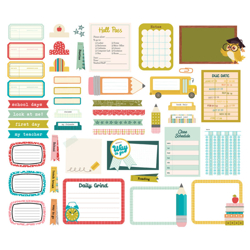 Simple Stories - Book Fair - Journal Bits & Pieces