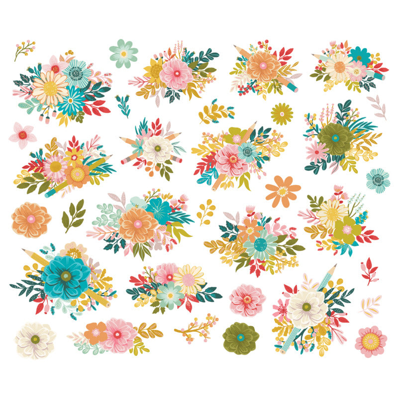 Simple Stories - Book Fair - Floral Bits & Pieces