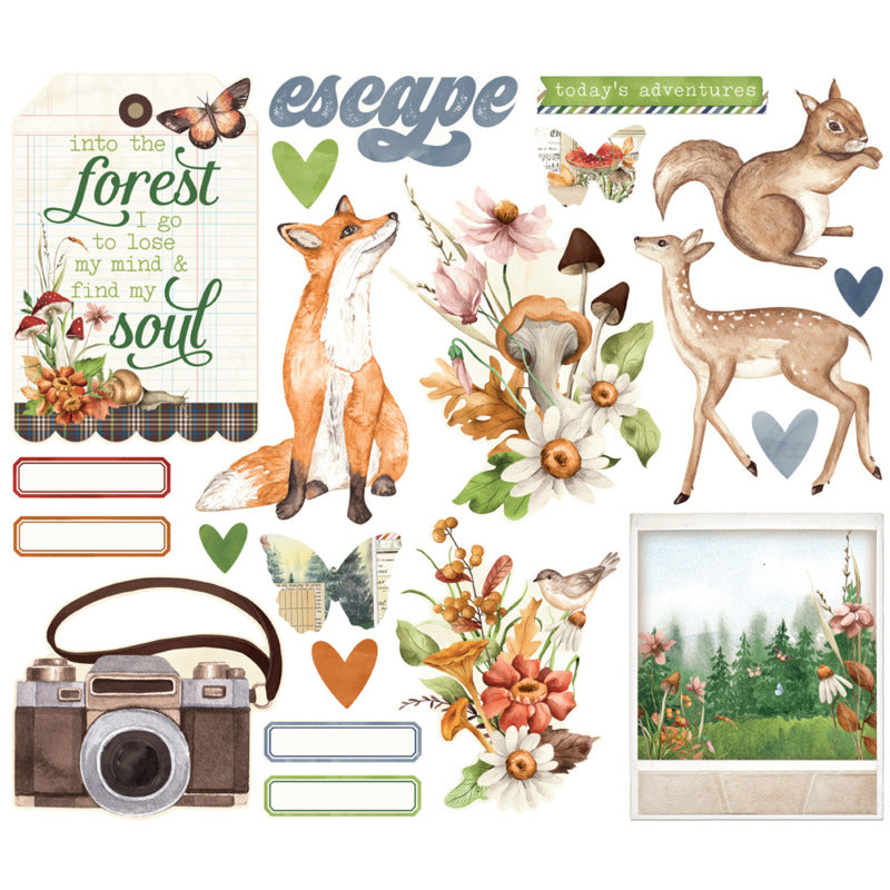Simple Stories - Simple Vintage Woodlands - Big Bits & Pieces