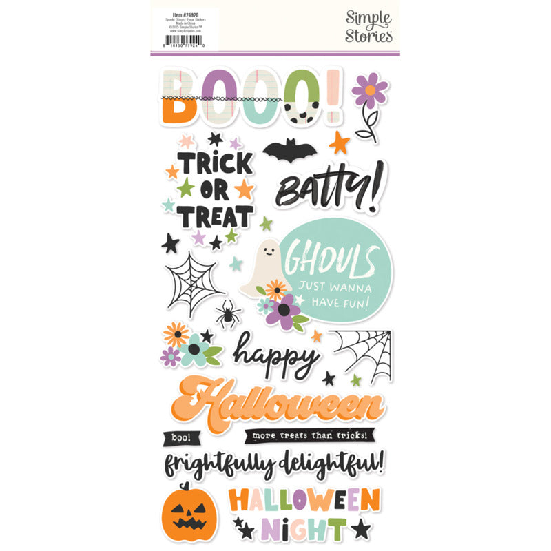 Simple Stories - Spooky Things - Foam Stickers