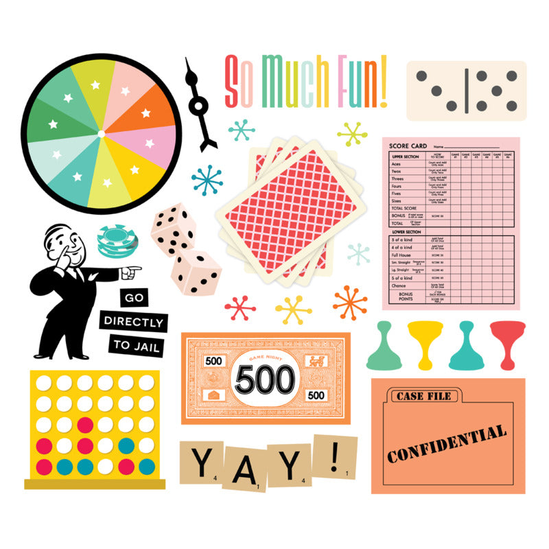 Simple Stories - Game Night - Big Bits & Pieces