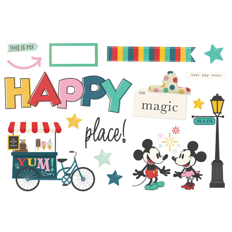 Simple Stories - Say Cheese Happiest Place - Simple Page Pieces