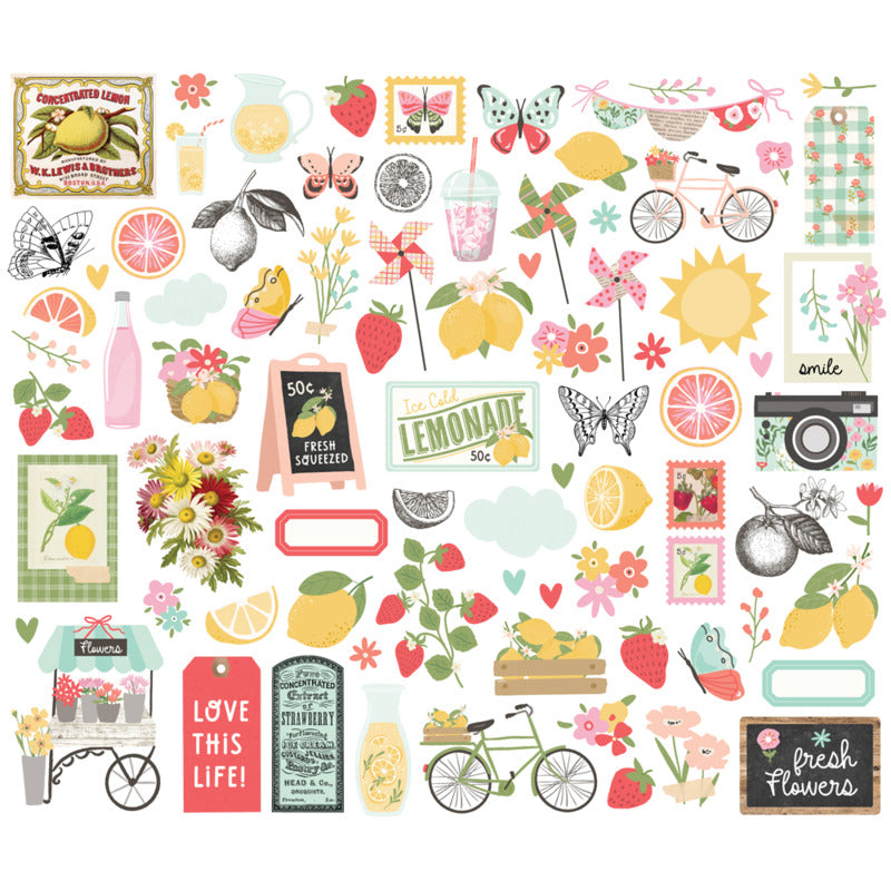 Simple Stories - Pink Lemonade - Bits & Pieces