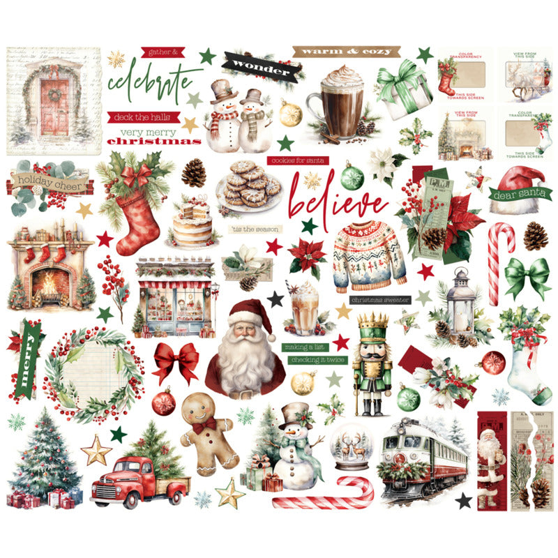 Simple Stories - Simple Vintage Old-Fashioned Christmas - Bits & Pieces