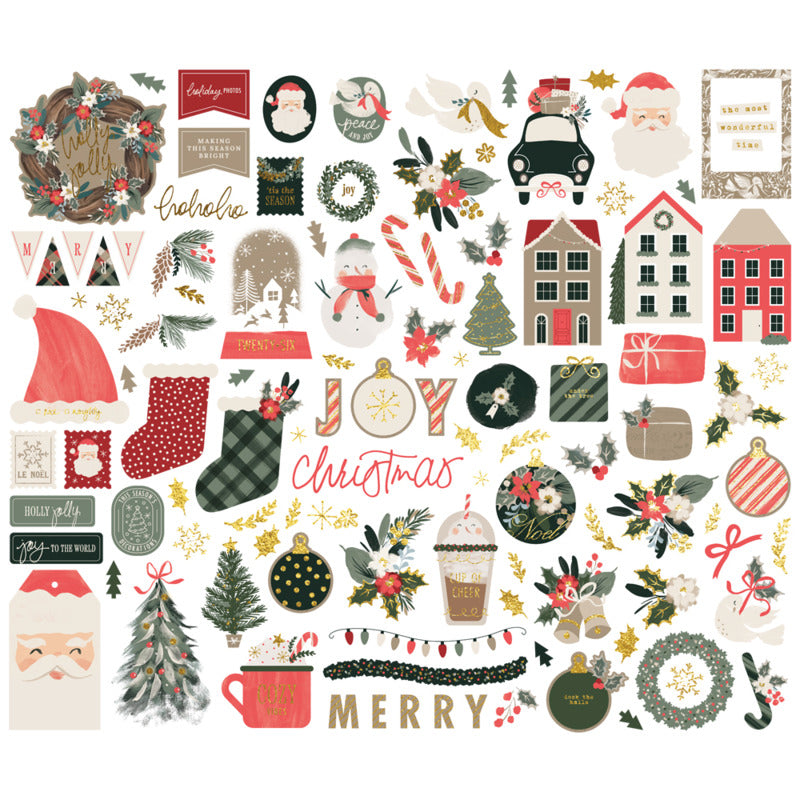 Simple Stories - Mistletoe & Holly - Bits & Pieces