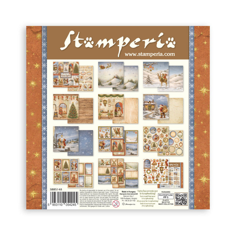 Stamperia - Silent Night - 8x8 Paper Pad