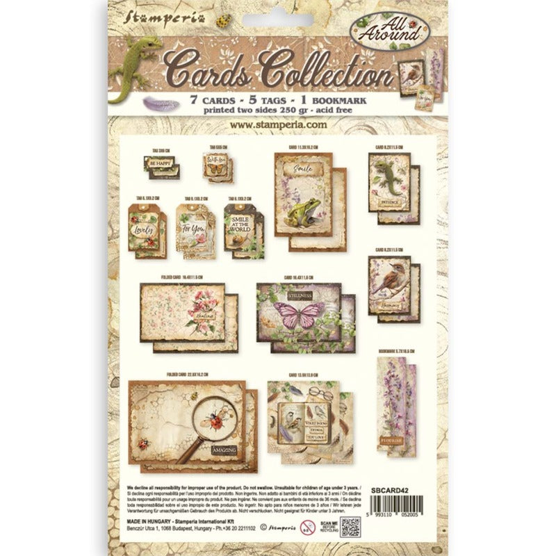 Stamperia - All Around - Cards Collection
