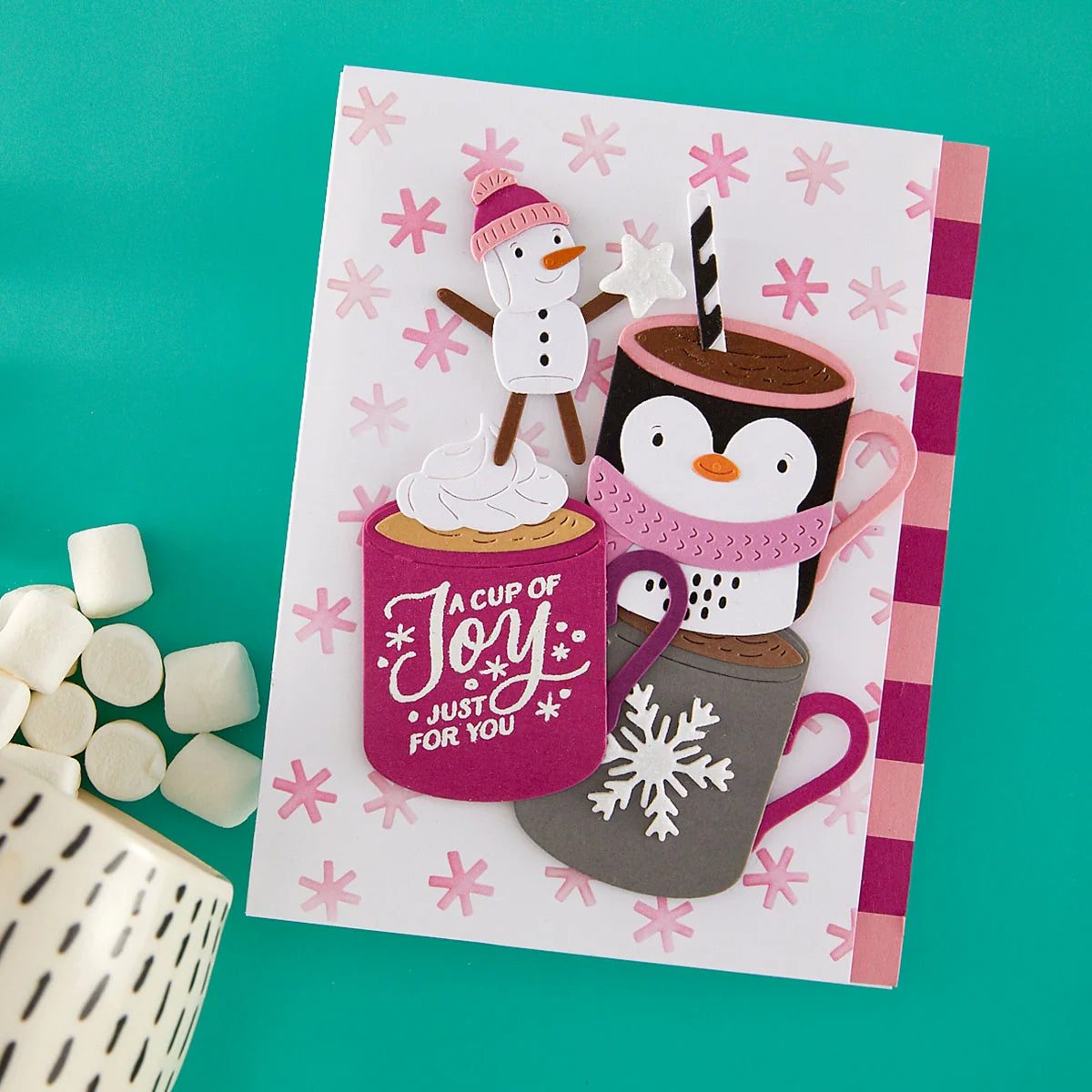 Spellbinders - Snow Joy Stencil Set