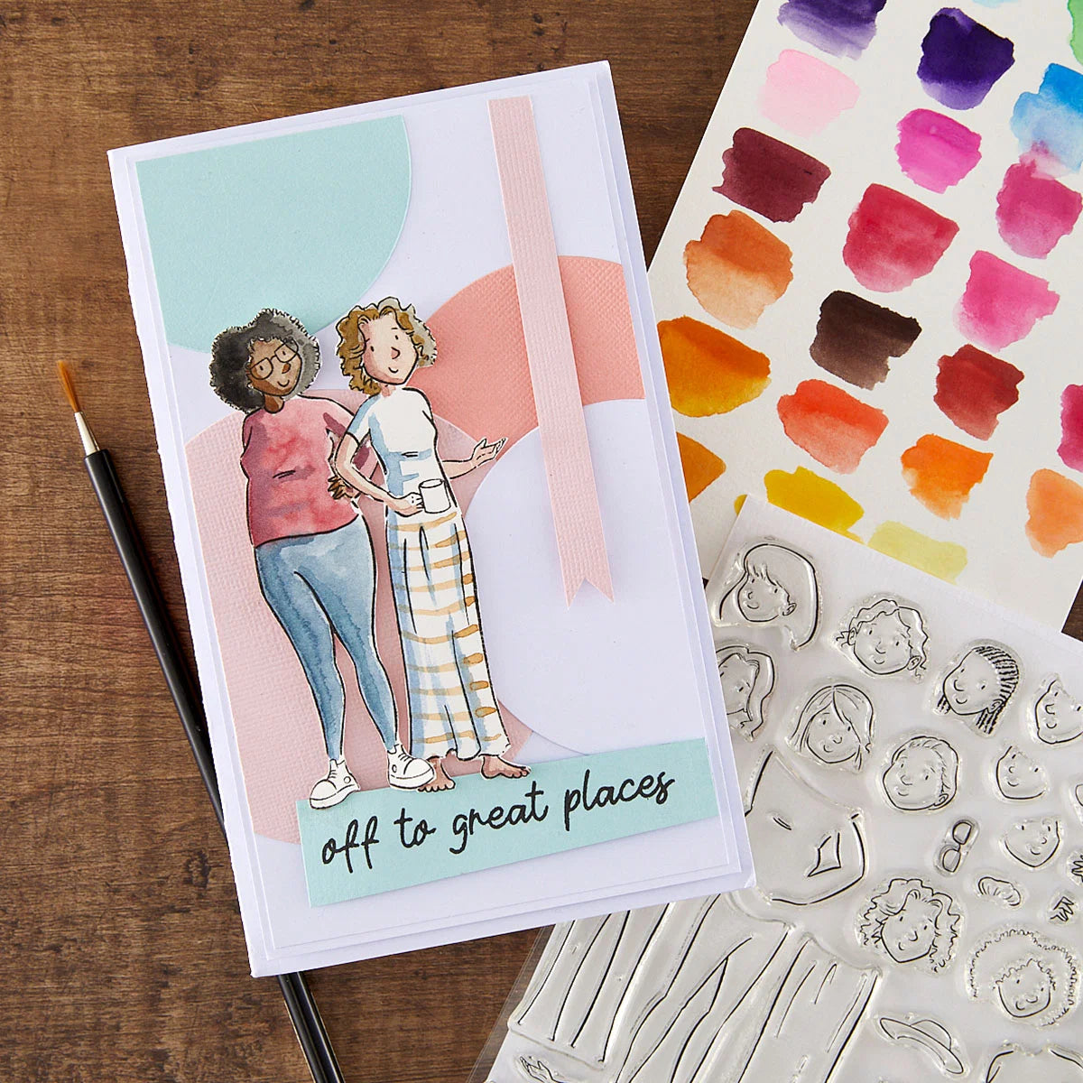 Beyond Stamping - Illustrated Lady Stamp Set by Josh Griffiths