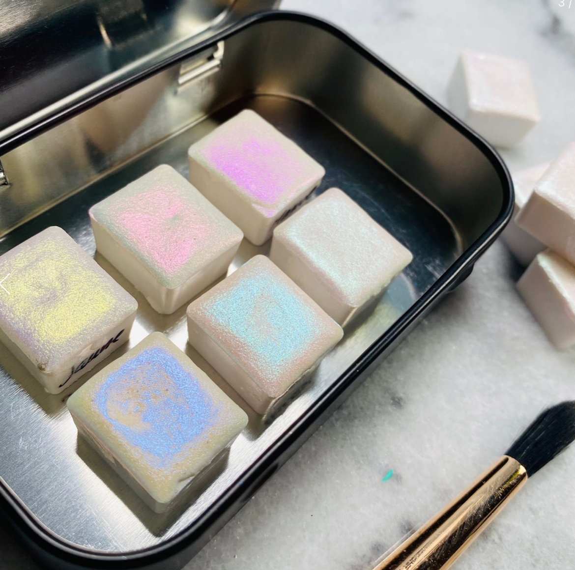 Pop Pigments - White Iridescent Set