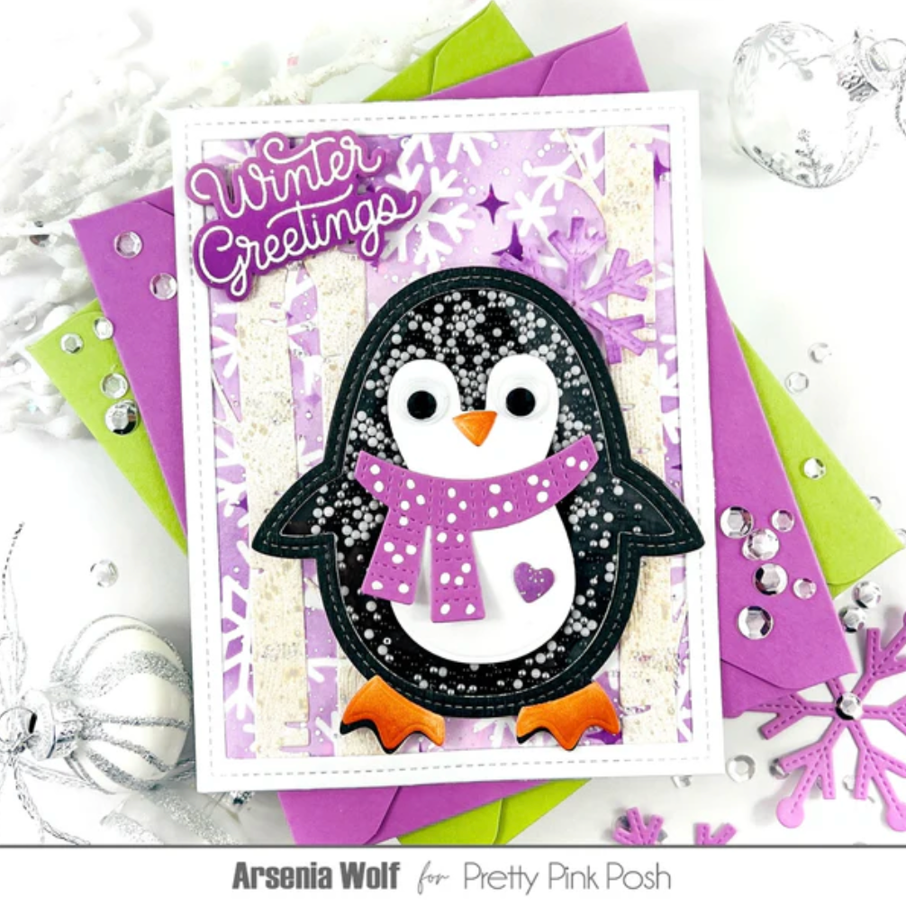 Pretty Pink Posh - Birch Tree Die Set