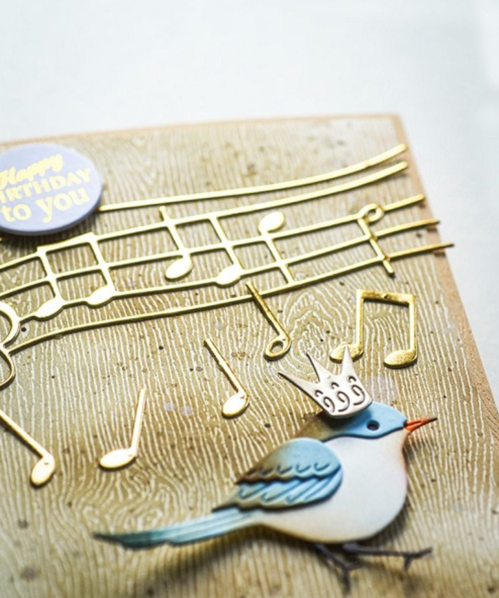 Memory Box - Happy Birthday Sheet Music Die Set