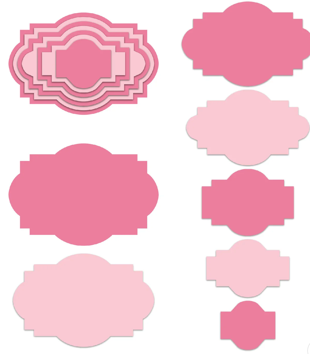 Chloe's Creative - Fancy Sentiment Plaque Die Set