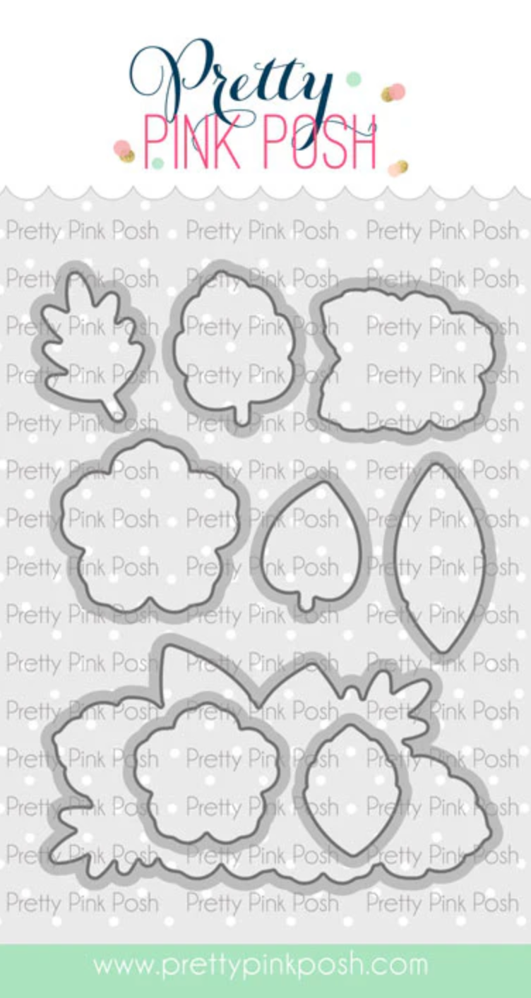 Pretty Pink Posh - Happy Hibiscus Stamp & Die Bundle