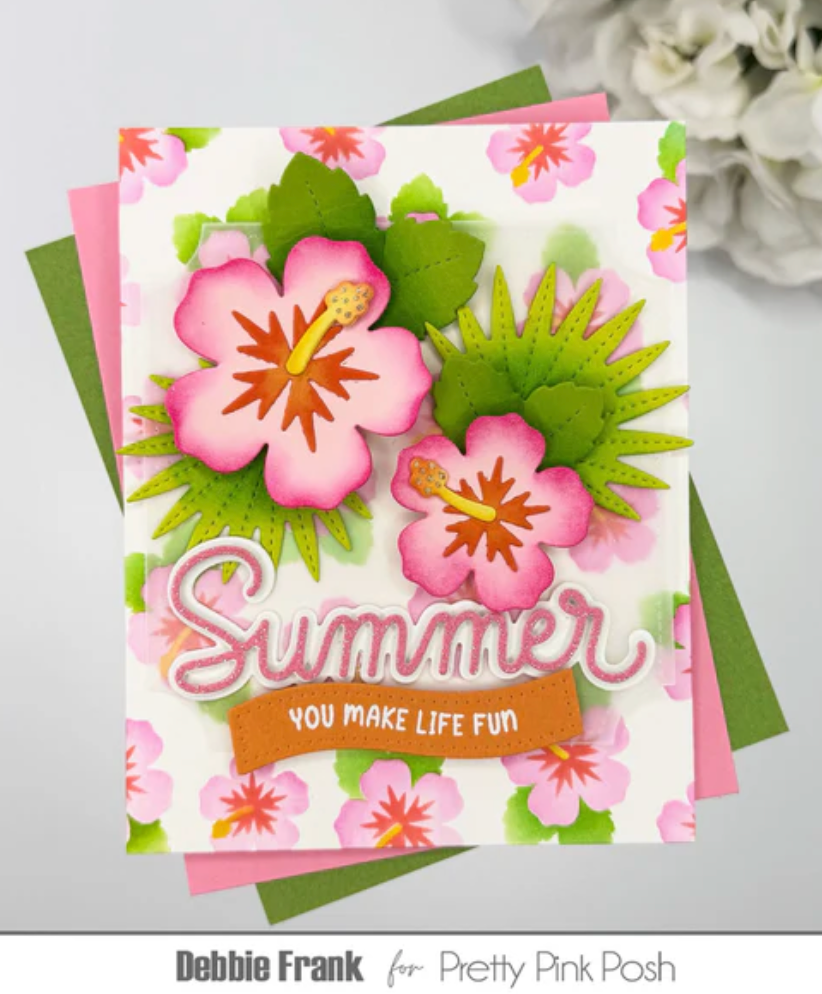 Pretty Pink Posh - Summer Banner Greetings Stamp Set
